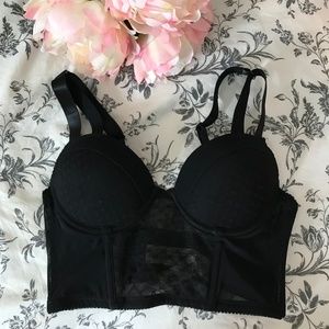Forever 21 Black Bralette Size S
